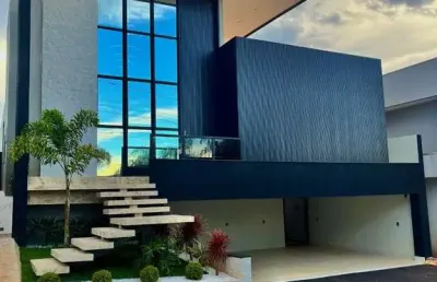 Casa em condomínio fechado com 4 quartos à venda na condomínio gran trianon, 5, condomínio residencial grand trianon, anápolis por r$ 2.200.000