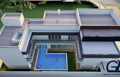 Casa em condomínio fechado com 4 quartos à venda na rua di cavalcante, 30, condomínio residencial belas artes, anápolis por r$ 5.700.000