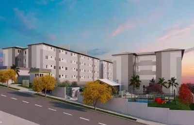 Apartamento para venda em contagem, nacional, 2 dormitórios, 1 banheiro, 1 vaga