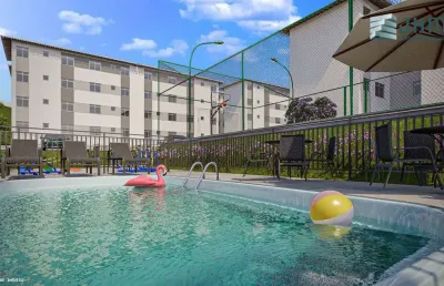 Apartamento para venda em ribeirão das neves, papine (justinópolis), 2 dormitórios, 1 banheiro, 1 vaga