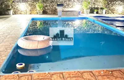 Casa e chalé em terreno de 4.300m² com piscina e vista para mata nativa - bairro macaúbas, santa luzia