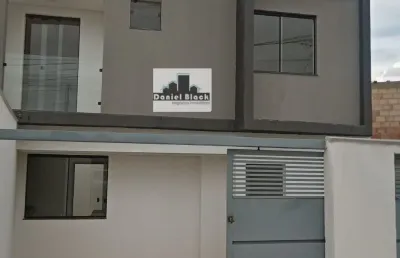 Casa térrea com 2 quartos e área privativa - bairro liberdade, santa luzia