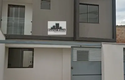 Casa térrea com 2 quartos e área privativa - bairro liberdade, santa luzia