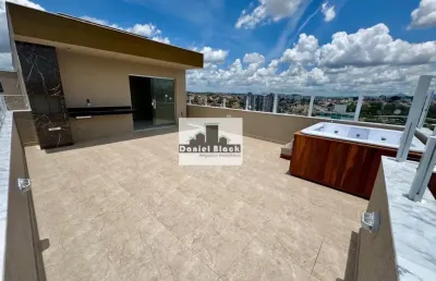 Cobertura 3 quartos c/ suíte, 156m², 2 vagas – santa branca/pampulha