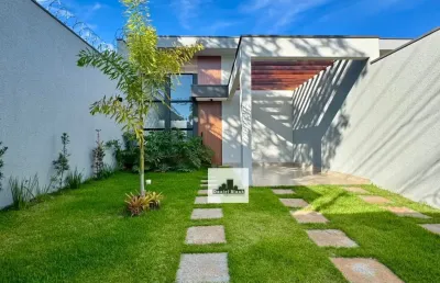 Casa moderna e imponente, 3 quartos, lote 333m² – lagoa mansões, lagoa santa