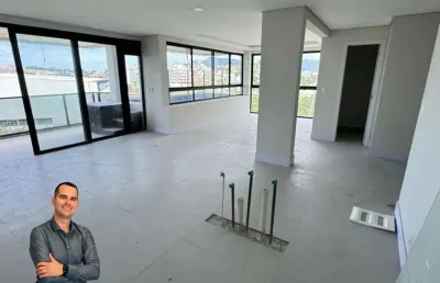 Apartamento à venda, 3 suítes e lavabo, vista livre - pedra branca - palhoça/sc