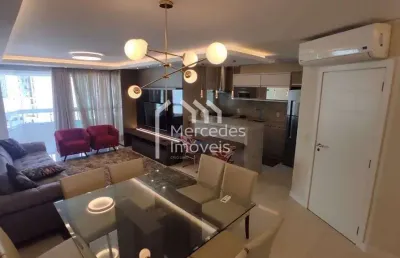 Apartamento mobiliado com 3 suítes à venda, 117 m² por r$ 1.400.000 - fazenda - itajaí/sc