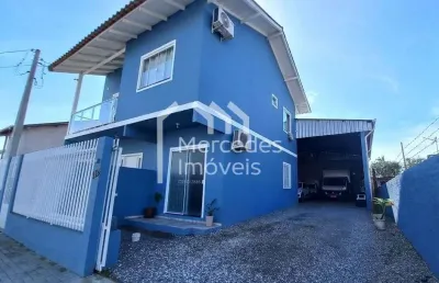 Casa com galpão, 2 dormitórios à venda, 309 m² por r$ 1.300.000 - são vicente - itajaí/sc
