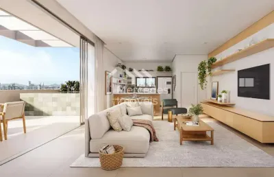 Apartamento com 1 suíte + 2 dormitórios à venda, praia brava de itajaí, itajaí, sc