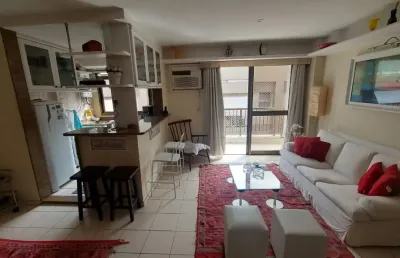 Apartamento ipanema 2 quartos suíutes mobiliado, 1 vaga