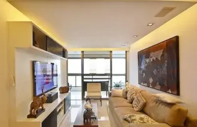 Apartamento barra alfa barra 3 quartos (1 suíte) 160m², mobiliado, 2 vagas