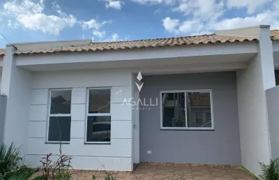 Casa com 2 dormitórios à venda, iguaçu  , fazenda rio grande - pr