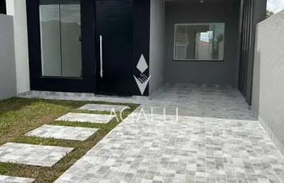 Casa com 3 dormitórios à venda, iguaçu  , fazenda rio grande - pr