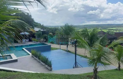 Casa com 6 quartos para alugar, 650 m² por r$ 15.150/mês - jacques ville - lagoa santa/mg