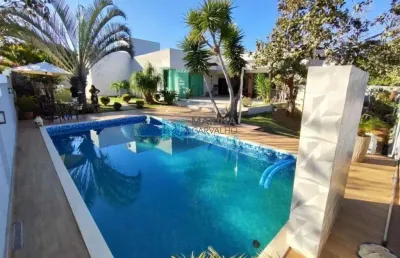 Casa com 4 quartos, 400 m² - venda por r$ 1.990.000 ou aluguel por r$ 11.407/mês - condomínio fechado - lagoa santa/mg