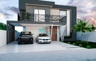 Casa com 3 quartos à venda, 252 m² por r$ 1.980.000 - condomínio gran park toscana - vespasiano/mg