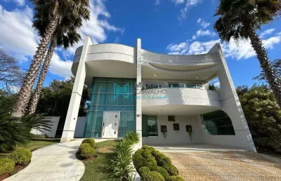 Casa com 5 quartos à venda, 622 m² por r$ 8.500.000 - condomínio bouganville - lagoa santa/mg