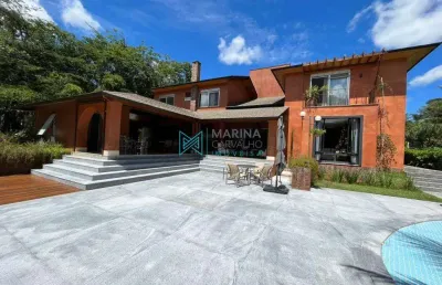 Casa com 5 dormitórios à venda, 450 m² por r$ 9.000.000,00 - condomínio estância das amendoeiras - lagoa santa/mg