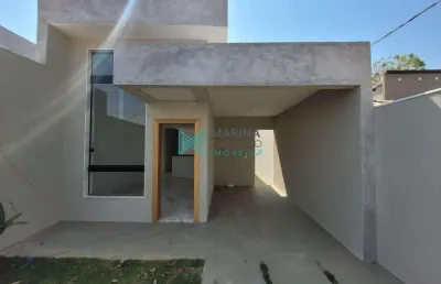 Casa com 3 quartos à venda, 90 m² por r$ 550.000 - jardim imperial - lagoa santa/mg