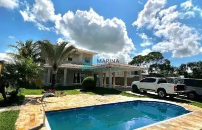 Casa com 4 quartos à venda, 506 m² por r$ 2.490.000.00- condomínio condados da lagoa - lagoa santa/mg
