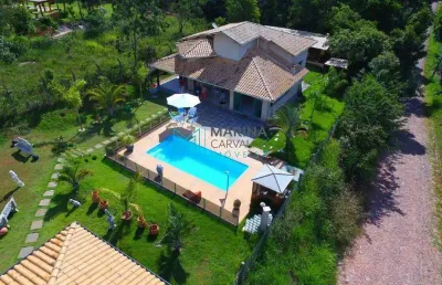 Casa em condomínio à venda, 3 quartos, 1 suíte, 2 vagas, condomínio vale do luar - jaboticatubas/mg