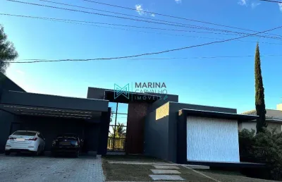 Casa com 4 quartos à venda, 419 m² por r$ 2.700.000 - condomínio champagne - lagoa santa/mg