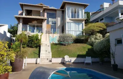 Casa com 4 dormitórios à venda, 550 m² por r$ 3.770.000,00 - condomínio vivendas - lagoa santa/mg