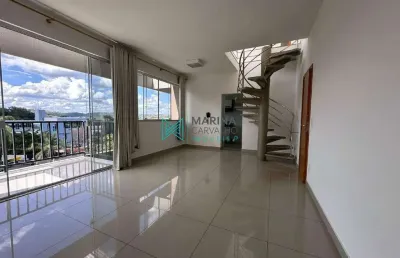 Cobertura à venda, 3 quartos, 1 suíte, 2 vagas, bela vista - lagoa santa/mg
