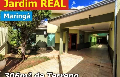 Casa ampla de terreno interio no jardim real em maringá