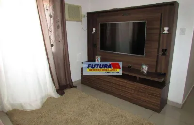 Apartamento com 2 dormitórios à venda, 67 m² por r$ 220.000,00 - parque são vicente - são vicente/sp