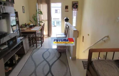 Casa com 3 dormitórios à venda, 87 m² por r$ 390.000,00 - vila voturuá - são vicente/sp