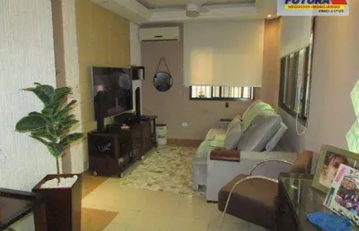Sobrado com 3 dormitórios à venda, 146 m² por r$ 850.000,00 - vila valença - são vicente/sp