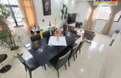 Sobrado com 4 dormitórios à venda, 196 m² por r$ 460.000,00 - parque são vicente - são vicente/sp