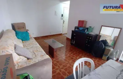 Apartamento com 1 dormitório à venda, 55 m² por r$ 280.000,00 - centro - são vicente/sp