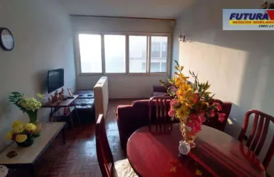 Apartamento com 1 dormitório à venda, 60 m² por r$ 250.000,00 - gonzaguinha - são vicente/sp