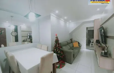 Casa com 2 dormitórios à venda, 68 m² por r$ 350.000,00 - parque são vicente - são vicente/sp