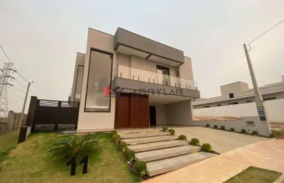 Sobrado à venda em jundiaí, jardim ermida i, com 3 suítes, com 282 m², reserva ermida ii