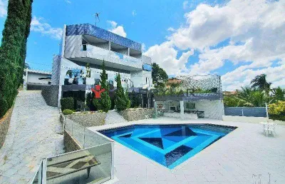 Casa à venda em jundiaí, chácara malota, com 5 suítes, com 1080 m², chacara malota
