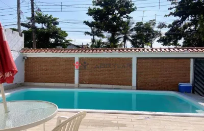 Casa para alugar em guarujá, balneário praia do pernambuco, com 5 quartos, com 100 m²