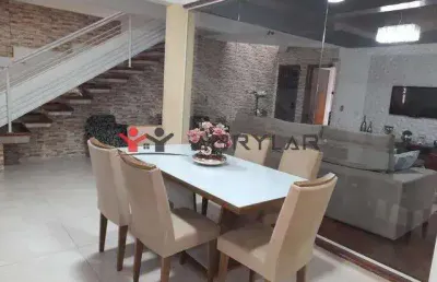 Sobrado para alugar em jundiaí, vila liberdade, com 4 quartos, com 207 m²