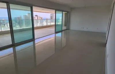 Riservatto 261m², vista mar, nunca habitado, 4 suítes, varanda gourmet, dependência completa, área de serviço, fino acabamento. agende sua visita!
