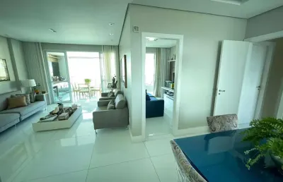 Apartamento alto padrão, 155m², nascente, 3 suítes, gabinete, climatizado, andar alto, 2 vagas, área de serviço, fino acabamento. agende sua visita!