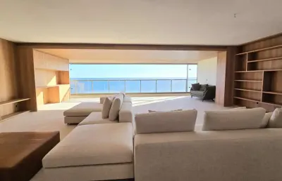 Undae ocean 303m², 4 suítes, vista mar, recém construído, acesso a praia, projeto arquitetônico, fino acabamento, 4 vagas. agende sua visita!
