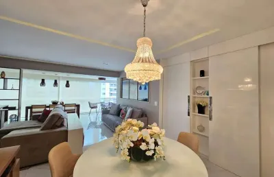 Ludco greenville, 134m², andar alto, home office, 3 suítes, fino acabamento, climatizado, decorado. agende sua visita!