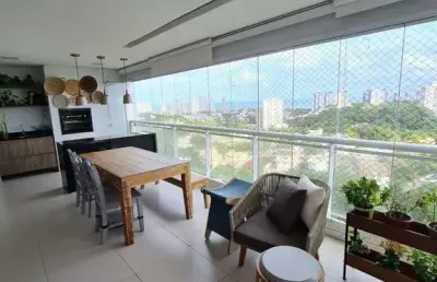 Etco greenville, 172m², 3 suítes, 3 vagas + depósito, climatizado, fina decoração, fino acabamento, vista mar, home office, hidromassagem. agende ja!