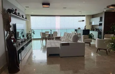 D'azur, 4 suítes, hidromassagem, vista mar, varandas, climatizado, fino acabamento, armários planejados, 4 vagas, área de serviço, agende sua visita!