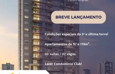 Apartamento para venda em mogi das cruzes, vila mogilar, 3 dormitórios, 1 suíte, 3 banheiros, 2 vagas