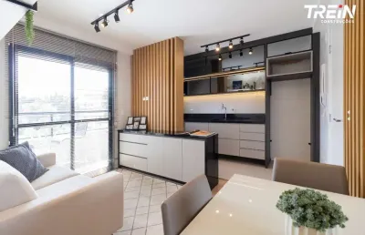 Apartamento com 2 quartos à venda na rua reinaldino schaffenberg de quadros, 201, cristo rei, curitiba, 46 m2 por r$ 634.134