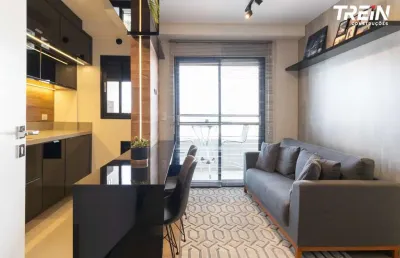 Apartamento com 1 quarto à venda na rua reinaldino schaffenberg de quadros, 201, centro, curitiba, 36 m2 por r$ 641.902