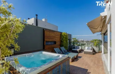 Cobertura com 3 quartos à venda na 80040352, 760, hugo lange, curitiba, 288 m2 por r$ 3.800.000